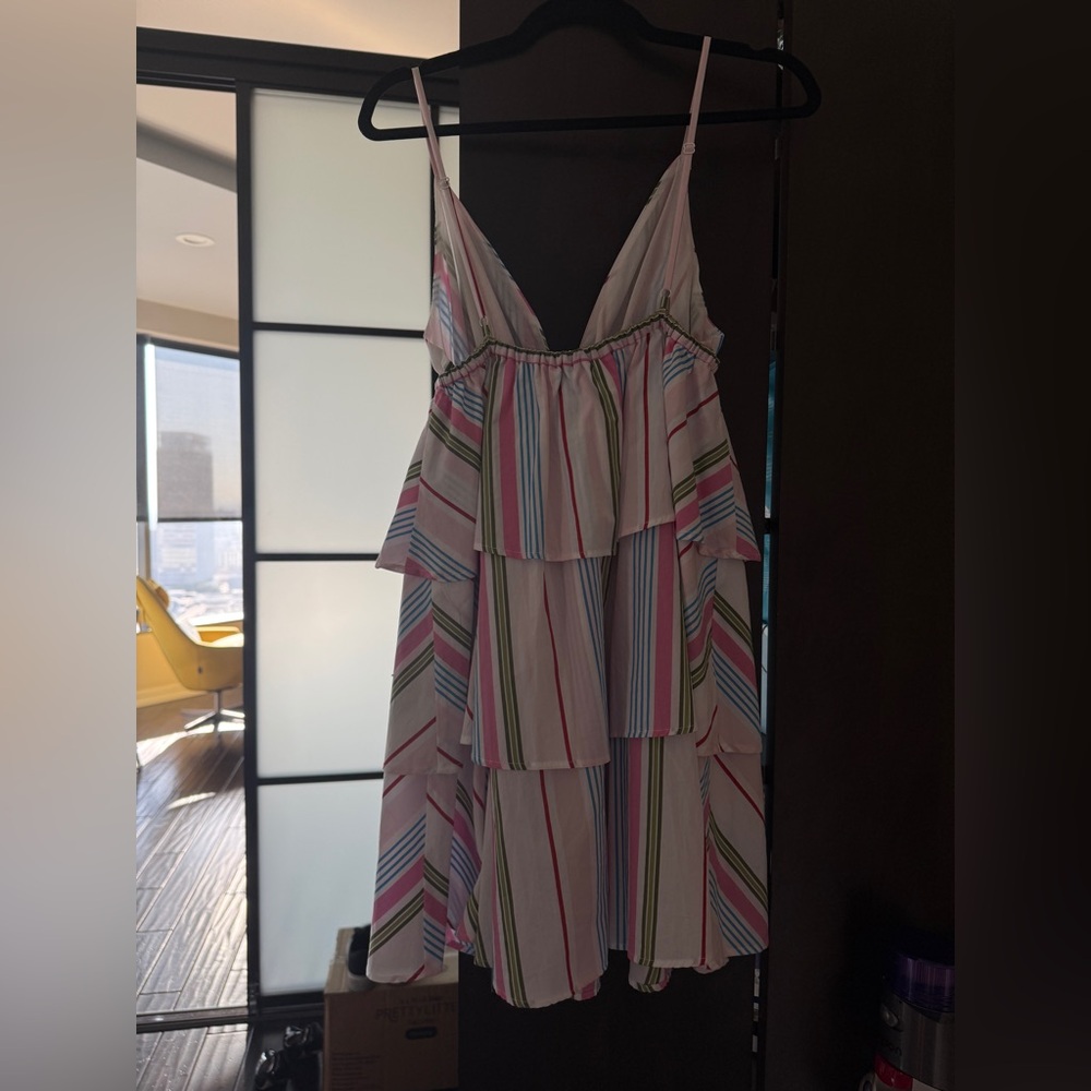 Hill House Multicolor Striped Mini Dress